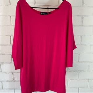Jennifer Hudson collection pink blouse size extra large